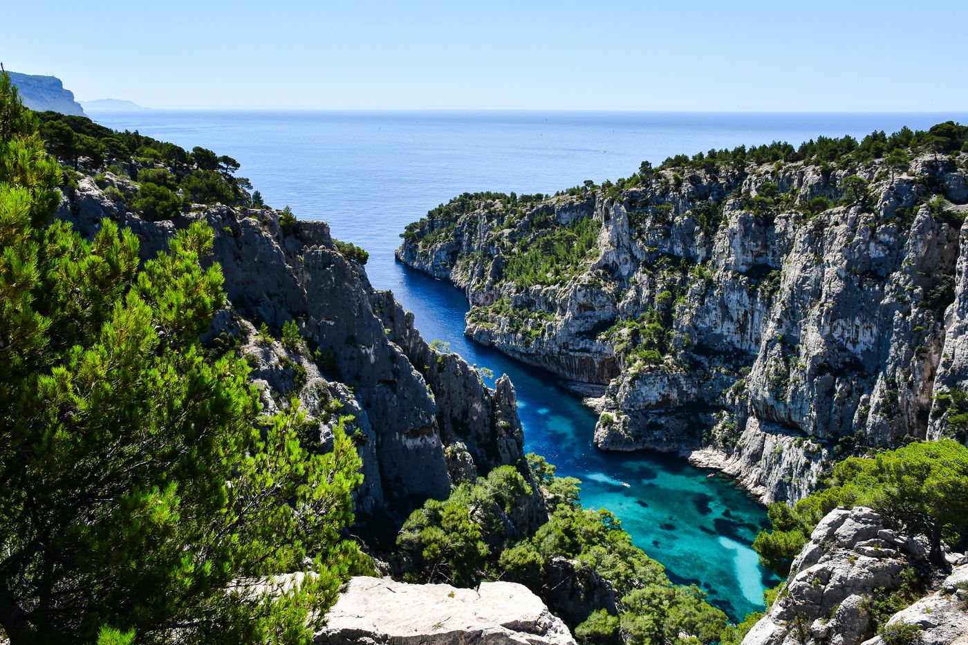Vue des calanques de Marseille pour illustrer une garde d’animaux en PACA